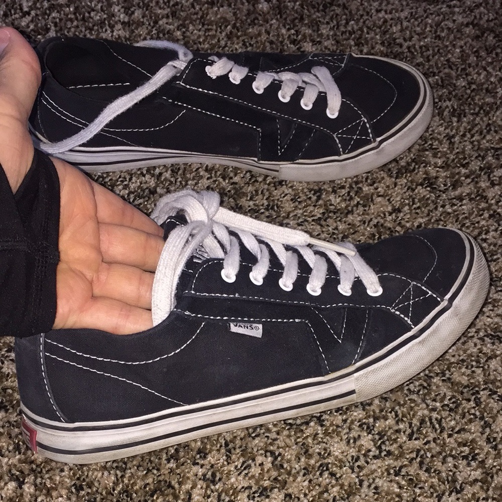 Black classic vans.